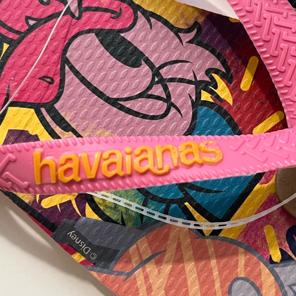 NWT HAVAIANAS Minnie & Daisy Duck Flip Flops  SZ 6-7 / 37-38 - Picture 15 of 16